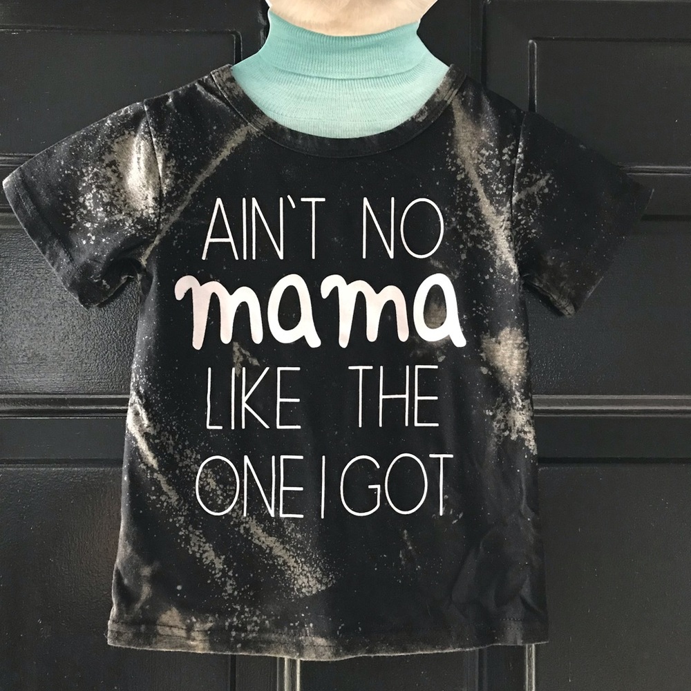 Custom kids bleached shirt